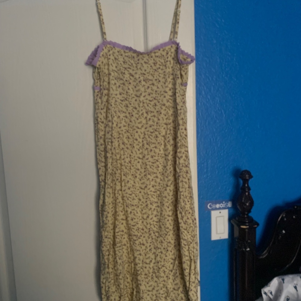 Motel rocks isaure yellow midi dress size xs - Picture 2 of 7